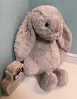 Jellycat Rare Huge Big Bashful Beige Bunny Rabbit Soft Cute Plush New With Tags