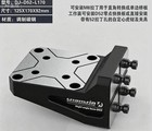 1pc Dj-d52-l170 Zero Point Right Angle Base 4-5 Axis Fixture Self-centering Vise