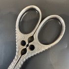 Antique Pair Of Ornate Victorian Cut Steel Sewing Scissors Germany H Boker   Co 