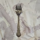 1847 Rogers Bros Charter Oak 1906 Cld Meat Serving Fork 8 5  Silverplate Antique