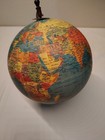 World s Market 10  Inch Decorative Globe Metal Base Made In India  early 2000 s 