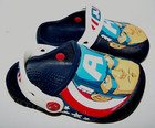Crocs Captain America Marvel Clog Boys Fun Lab Blue Little Kids Size C9 Ec