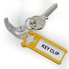 Durable Key Tags For Locking Key Cabinets Plastic 1 1 8 X 2 3 4 Assorted 24 pack