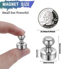 22pc Neodymium Fridge Magnets Strong Push Pin Small Refrigerator Kitchen 0 47 