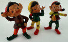 3 Vintage Lefton Pixie Elves Figurines 779 Japan 3 5   Whimsical 1950s