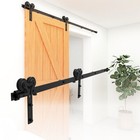 4ft-20ft Steel Sliding Barn Door Hardware Kit For Single double Door heavy Duty