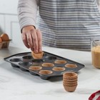 500 Pcs Kraft Mini Cupcake Liners Baking Cups Food Grade Grease Proof