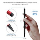 2 In 1 Universal Capacitive Stylus Pen For Touch Screen Phones Tablets Laptops-