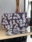 Vera Bradley Women   s Blue white Floral Zipper Wristlet Wallet W  Card Slots