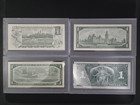 Canada s Last  1 Banknote Issues  lot Of 4 Banknotes read Description 