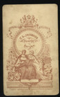 Cigar Smoking Girl Unusual Cdv Photo Cigarette 1800s Antique Rare