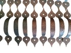 Vintage Hammered Copper Drawer Pulls 3 25    Center Lot Of 27 Mid-century
