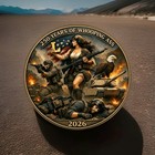 250 Years Of Whooping A   2026 1oz Avdp  999 Fine Copper In Capsule 