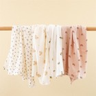 80x65cm Muslin Squares Baby Swaddle Blanket Newborn Diaper Bedding Cotton Stroll