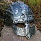 Viking Helmet Norse Warrior Battle Helmet Medieval Larp Collectible Cosplay Arm