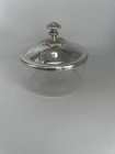 Vintage Christofle Malmaison Silver-plated Caviar Set     Closed Lotus Bud Lid