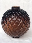      Dark Root Beer Color   1960s Polar Flat Quilt   Lightning Rod Ball