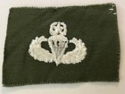 Us Army Vietnam War Era Airborne Master Paratrooper Wing Embroidered Cloth Patch