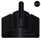 Plastic Clothes Hangers - 50 Pack  Lightweight   Durable - Everyday Use - Black