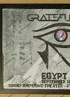 Grateful Dead - Egypt  78 Beautifully Framed 11x17 Limited Edition Lot Print