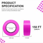 12 Pack Flagging Tape - Pink - 1800 Feet Non-adhesive Plastic Ribbon