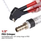1 2  Pex Crimping Crimper Cooper Ring Plumbing Crimp Tool With Go No Go Gauge