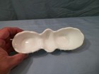Htf Fenton  3612 White Milk Glass Hobnail Spoon Holder Spoon Rest