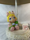 Jim Henson Muppet Babies Nursery Lamp Miss Piggy Vintage 1980 Works See Pics