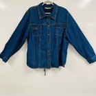 Barn Chore Utility Glee 2x Denim Jacket Y2k Statement Corset Laceup Back Western
