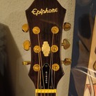 Epiphone Sis cheous Jumbo Acoustic-electric Guitar Natural 6 String W  Hard Case