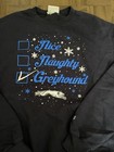 Vintage Greyhound Bus Christmas Crewneck Champion Size Xl