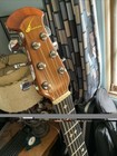 Vtg Ovation Custom Balladeer Model 1612 Sunburst With Cracks  Plays Great  Case