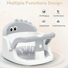 Baby Bath Seat For Bathtub Non Slip Infant Chair W  Suction Cups Safety Bouncer