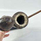 Dinka Male Figural Pipe On Custom Base Congo