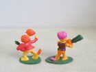 Lot Of 2 1988 Fraggle Rock Gobo Red 2 25  Pvc Figures Mcdonalds Henson