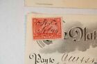  2  Bank Checks 1898 Battleship Scott  r164 The National Bank Merrill Wi Antique