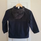 Crazy 8 Boy s Navy Blue Zip Up Fleece Jacket Size S  5-6 