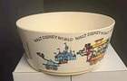 Vintage Disneyland Train Bowl Plastic Deka Mickey Mouse Walt Disney Productions