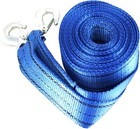 Hfs r  4 5 Ton 2  X 30   Polyester Tow Strap Rope 2 Hooks 9000lb Towing Recovery