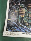 Tmnt Batman 1 Autographed Poster Kevin Eastman 