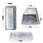 1lb Lead Ingots Select Up To A 50pk  Handcrafted By Down Riggers  Llc