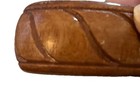 Vintage Wooden Napkin Ring Set Of 6 - Made In Philippines