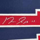 Framed Autographed signed Jose Ramirez 35x39 Cleveland Blue Jersey Bas Coa