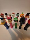 Vintage Pez Dispensers Lot Of 12 Pre Owned