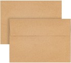 Brown Kraft Paper Envelopes For Invitation Postcard Card Mailing Self Seal 50pcs