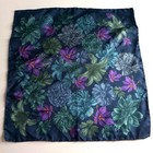 Eton Navy Floral Silk Pocket Square