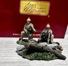 W Britain 17947 Wwi German Infantry Machine Gun Firing Set 54mm Boxed