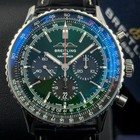 2022 Breitling Navitimer B01 46mm Ab0137 Green Dial Under Warranty 