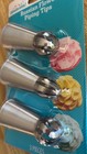 3pc Russian Flower Cake Decorating Tips New Celebrate