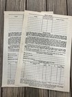 Vintage Central Railroad Of New Jersey Employee Delay Report Sheets Set Of 3